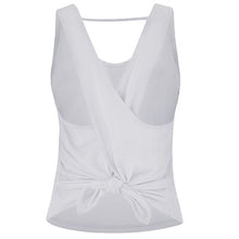 Load image into Gallery viewer, Seamless Yoga Shirts Sleeveless Backless Gym Tops
